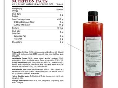 Aumis Fruit Mix Ổi Hồng 2