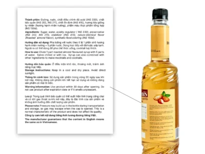 Aumis Syrup Hạnh Nhân Nướng 2