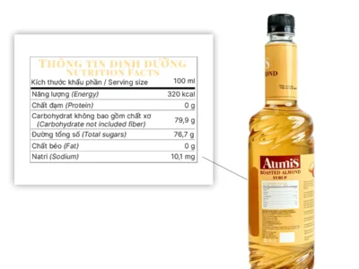 Aumis Syrup Hạnh Nhân Nướng 3