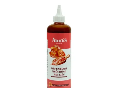 Aumis Xốt Caramel Muối Hồng 1