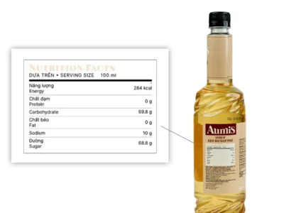 Aumis Syrup Hazelnut Toffee 3