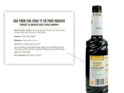 Aumis Syrup Đường Đen 2