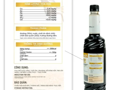 Aumis Syrup Đường Đen 3